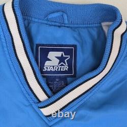 Vintage Starter Unc North Carolina Pullover Windbreaker Jacket Size Medium. A46
