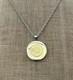 Vintage Sterling Silver Unc Tar Heels University Of North Carolina Seal Pendant