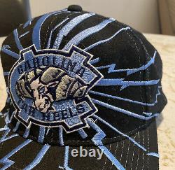 Vintage Tarheels UNC Starter Shatter Snapback Cap Carolina The Right Hat Blue