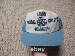 Vintage UNC 1982 NCAA NAT'L CHAMPS Trucker Hat NC Rare Tar Heels Michael Jordan
