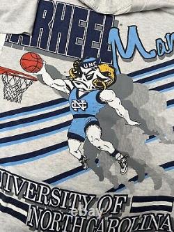 Vintage UNC March madness college T-shirt adult XL VTG Tar Heels UNC NCAA T 90's