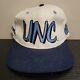 Vintage Unc North Carolina Tarheels Snapback Hat Cap Big Logo Rare Embroidered