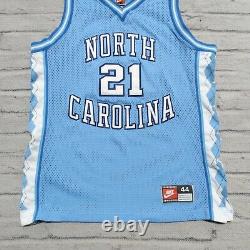 Vintage UNC North Carolina Tar Heels Basketball Jersey Authentic Sewn Nike
