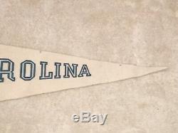 Vintage UNC North Carolina Tar Heels Blue Felt Pennant 12 x 30