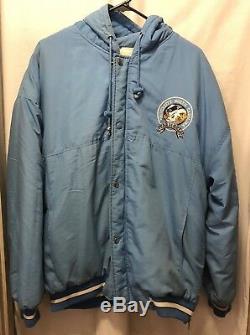 Vintage UNC North Carolina Tar Heels Starter Jacket Cole Anthony Coby Luke Cam