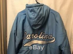 Vintage UNC North Carolina Tar Heels Starter Jacket Cole Anthony Coby Luke Cam