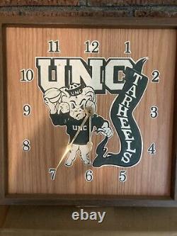 Vintage UNC Tar Heel Clock
