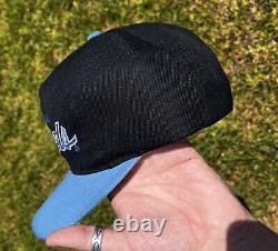 Vintage UNC Tar Heels Script Hat Sports Specialties Snapback Wool 2 Tone