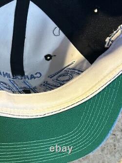 Vintage UNC Tar Heels Script Hat Sports Specialties Snapback Wool 2 Tone W Tag
