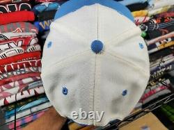 Vintage UNC Tar Heels Sharktooth Snapback Hat Cap North Carolina Logo Athletic