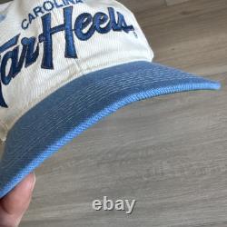Vintage UNC Tar Heels Tarheels Script Hat Sports Specialties Snapback Wool