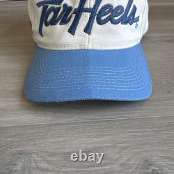 Vintage UNC Tar Heels Tarheels Script Hat Sports Specialties Snapback Wool