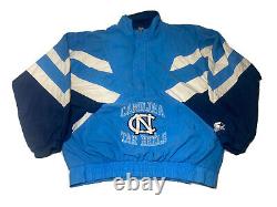 Vintage UNC Tarheels Starter 1/4 Zip Jacket XL