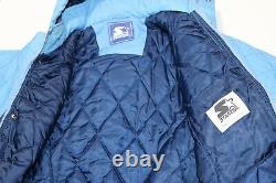 Vintage UNC Univ. North Carolina Tarheels Starter Puffer Jacket Hooded Size M/L