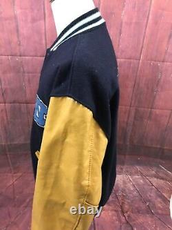 Vintage UNC University North Carolina Tar Heels Letterman Jacket DeLong Mens XL
