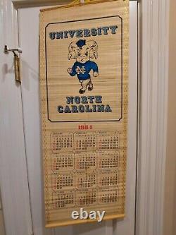 Vintage University of North Carolina UNC Tarheels 1984 Calendar Michael Jordan