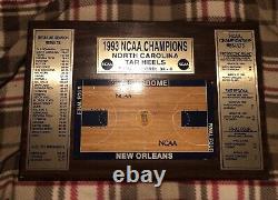 Vintage Wood 1992-1993 Final Four Plaque UNC Championship Michigan