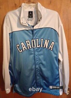 Vintage Y2K Jordan UNC Tar Heels Break Away Warm Up Track Suit Size M Used EUC