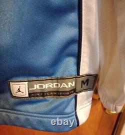 Vintage Y2K Jordan UNC Tar Heels Break Away Warm Up Track Suit Size M Used EUC