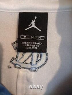 Vintage Y2K Jordan UNC Tar Heels Break Away Warm Up Track Suit Size M Used EUC