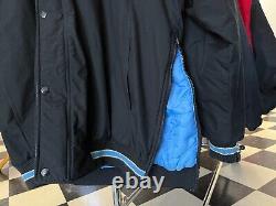 Vintage starter unc north carolina tar heels jacket coat mens size large 90s