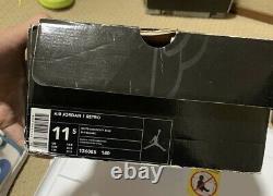 Vnds Nike Air Jordan 1 Retro Mid UNC Patent Leather Sz 11.5 136085 140
