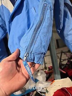Vtg 90's Starter North Carolina Tarheels Hooded Puffer Jacket Men's Med NWT RARE