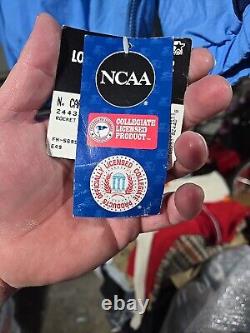 Vtg 90's Starter North Carolina Tarheels Hooded Puffer Jacket Men's Med NWT RARE