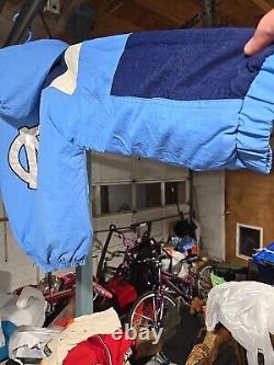 Vtg 90's Starter North Carolina Tarheels Hooded Puffer Jacket Men's Med NWT RARE