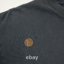 Vtg 90s UNC Tarheels Ram Break Through T-Shirt Faded Single Stitch USA sz L