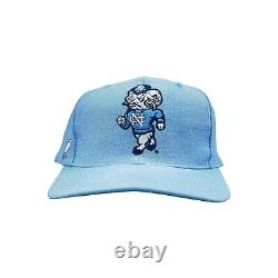 Vtg Rare NCAA North Carolina Tar Heels American Needle Blockhead Snapback Hat