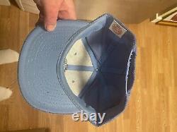 Vtg Unc Tarheels Cordoroy Snapback Hat