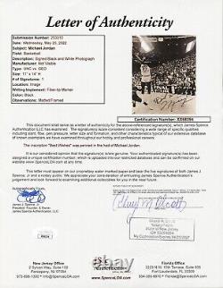 WOW! Michael Jordan Signed Best Wishes Photo North Carolina UNC Tar Heels JSA