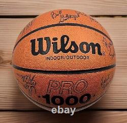 Wilson Basketball Dean Smith Phil Ford Autographed & More UNC Tarheels