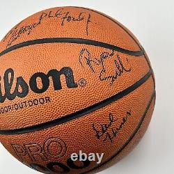 Wilson Basketball Dean Smith Phil Ford Autographed & More UNC Tarheels