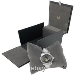 Women's North Carolina Tarheels UNC Bulova Watch Black/Silver Watch