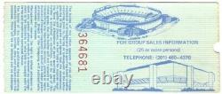 1981 CAROLINE DU NORD TAR HEELS contre KENTUCKY ticket de match MICHAEL JORDAN 19 points