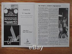 1982 Tip-off Classic IV Unc Tarheels St. Programme John's Avec Ticket Michael Jordan