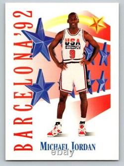 1992 Skybox USA Basketball / #534 Michael Jordan Bulls Unc / Goat Hof Carte Brute