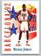 1992 Skybox Usa Basketball / #534 Michael Jordan Bulls Unc / Goat Hof Carte Brute