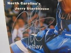 1995 Jerry Stackhouse A Signé Si Magazine Unc North Carolina Tar Heels Basketball