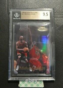 1998-99 Topps Gold Label Gl1 Michael Jordan Bulls Unc Tarheels Bgs 9,5=psa 10