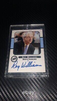 2005 Pass Presse Roy Williams - Carte Auto SSP North Carolina UNC Tar Heels HOF