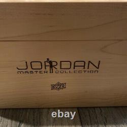 2012 Upper Deck Master Collection Michael Jordan /250 Unc Tar Talons Boîte En Bois