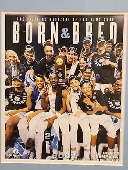 2017 Champions du basketball universitaire NCAA des Tar Heels de l'UNC Encadré Pages de couverture