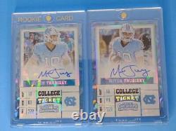 2017 Panini Contenders Mitch Trubisky Cracked Ice Rc Auto /23 Lot Unc Tar Talons