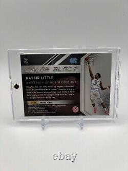 2019 Panini Prizm Color Blast Nassir Little RC SSP UNC Tar Heels	 
	<br/> 

 <br/>Traduction en français : 2019 Panini Prizm Color Blast Nassir Little RC SSP UNC Tar Heels