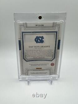 2021-22 Panini National Treasures Day'ron Sharpe 1/1 Acc Patch Unc Tar Talons