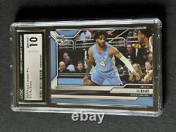 2024 Panini Instant NIL 12 RJ Davis UNC Tarheels de Caroline du Nord PR 67 SP CGC 10