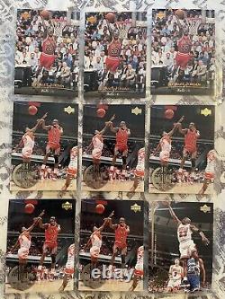 72 Michael Jordan Nba Carte De Basketball Lot Chicago Bulls Air Jordan Unc Tar Talons